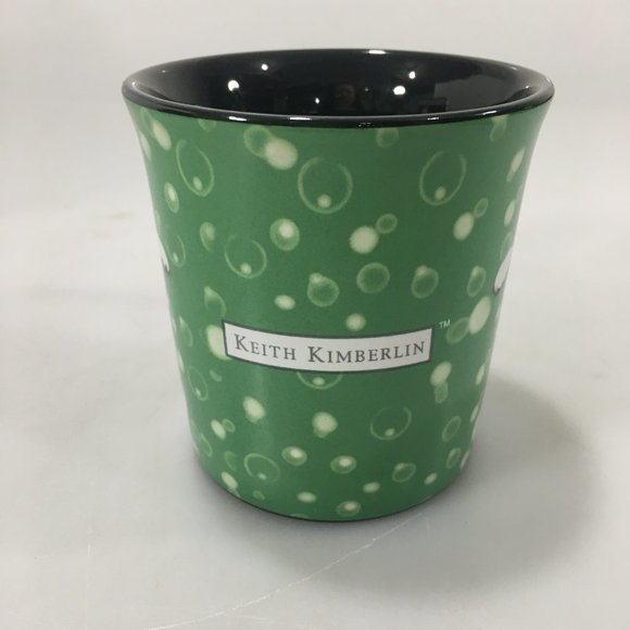 Keith Kimberlin Bassett Hound in Gym Shoe Green Mug Cup NEW 10 oz - Picture 5 of 8